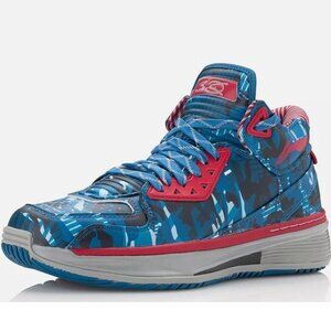 LI-NING WOW 2 WAY OF WADE 2 BLUE CAMO SIZE 11
